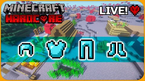 Armoring Up with a Trading Hall - ⛏ Minecraft Hardcore Survival 1.19.2 / Live Stream [S5 | EP5]