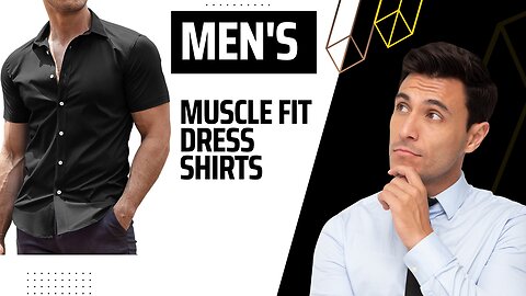 Men's Muscle Fit Dress Shirts