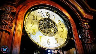 10 Hours Grandfather Clock Ticking Sound For Sleeping Relaxing Clock Sounds For Studying And Focus