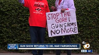 Controversial gun show returns to the Del Mar Fairgrounds
