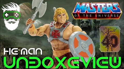 He-man - Anniversary 40th - MOTU - Masterverse / Mattel (Review) PT/BR