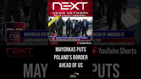 Mayorkas puts Poland's border security ahead of America's! #shorts