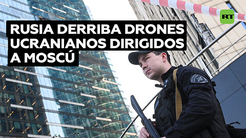 Rusia derriba un grupo de drones ucranianos dirigidos a Moscú