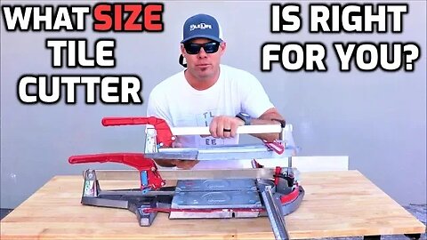What SIZE Tile Cutter is Right for YOU?