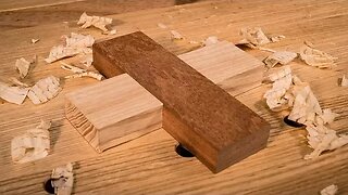 How to cut a CROSS HALVING JOINT by HAND