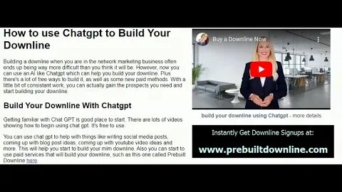 How to use Chatgpt to Build Your mlm Downline #shorts