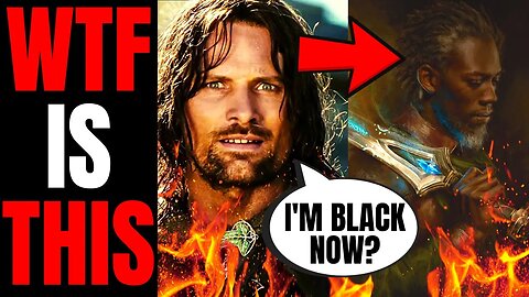 Lord Of The Rings Fans Are FURIOUS Over Black Aragorn | Wizards Of The Coast Race Swapping BACKLASH