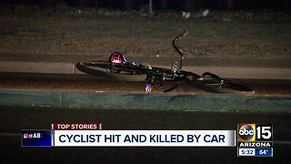 Cyclist struck and killed by a car in Phoenix