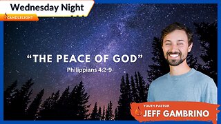The Peace of God | Pastor Jeff Gambrino | 01/10/24 LIVE