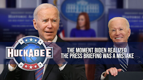 The Moment Biden Realized The Press Briefing Was A Mistake | FOTM | Huckabee