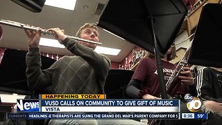 VUSD calls on community to give gift of music