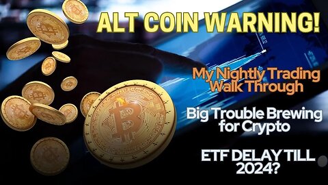 My Nightly Trading Routine | RUNE BITCOIN DOW SPY | RARE 2 Week BEAR Signal FLASHING | Crypto TA