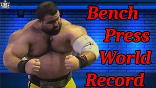 The First Man to Bench Press 804lbs/365 kg RAW