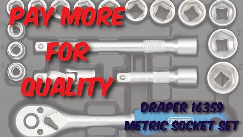 Draper 16359 Metric Socket Set