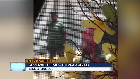 Fairview neighborhood targeted by burglars