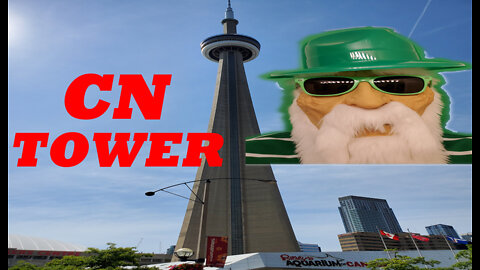 OpinionGuru TV At The CN Tower In Toronto Canada.