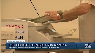 Election battle rages on in Arizona