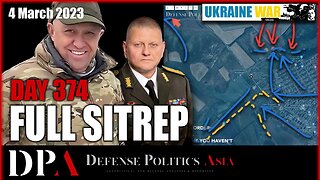 Ukraine counterattack to cover tactical withdrawal from Bakhmut - [ Ukraine SITREP ] Day 374 (4/3)