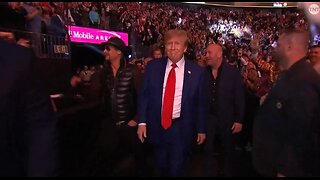 UFC Crowd EXPLODES As Trump, Kid Rock, Dana White Enter