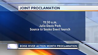 HAPPENING TODAY: Event being held for Boise River Action Month