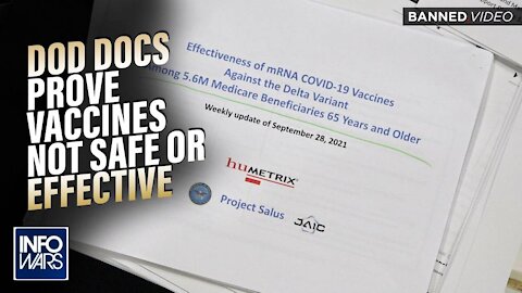 DOD Docs Prove COVID Vaxx Not Safe or Effective