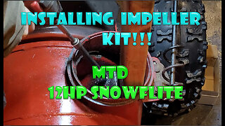 Installing Impeller Kit on MTD 12hp Snowflite Snowblower!