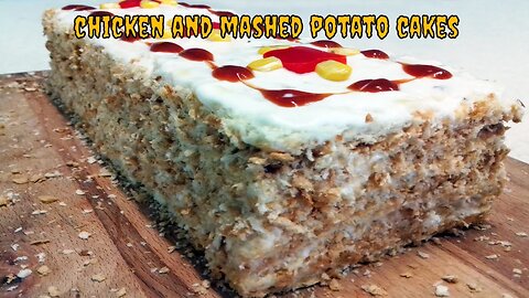 chicken and mashed potato cakes - chicken breast and potatoes cake recipe