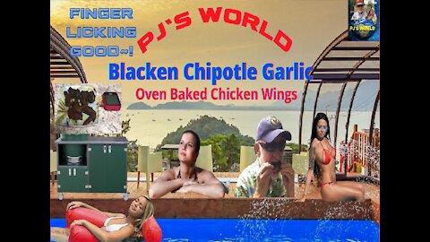 PJ's World: How To Make Easy Delicious Finger Licking Good Cajun Chipotle Blackened Chicken Wings~!