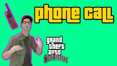 Grand Theft Auto San Andreas - Zero Phone Call [After Buying Shop]