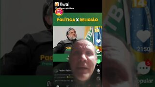 Eleições 2022 -Padre Kelmon disse que erramos em achar que política e religião não se misturam