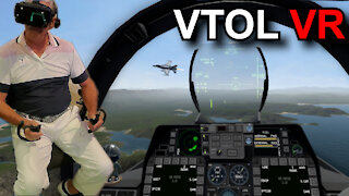 Retired Air Force Pilot Plays VTOL VR!