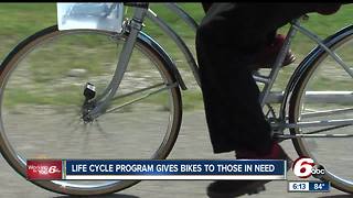 Life Cycle program gives bike to those in need