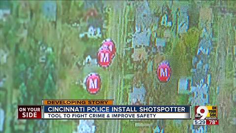 Cincinnati installing high-tech ShotSpotter system in Avondale