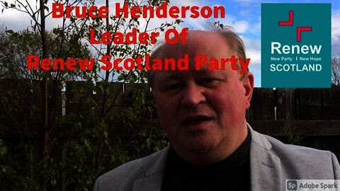 Bruce Henderson Leader Of The 20th Largest Party Scotland Live On The Guerilla TV Channel