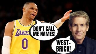 Russell Westbrook Is PATHETIC! | Uses Family To PLAY VICTIM Over "Westbrick" Name - Lakers Disaster