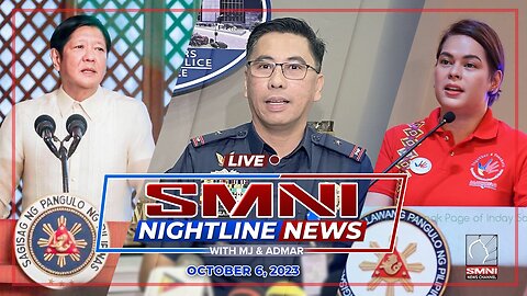 SMNI Nightline News with Admar Vilando & MJ Mondejar | October 6, 2023