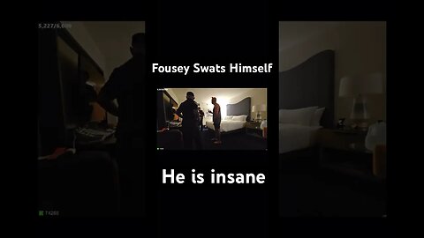 Insane Kick Streamer Fousey Swats Himself... ARREST VIDEO