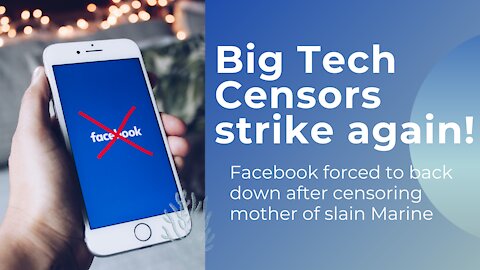Facebook forced to back down after censoring mother of slain Marine