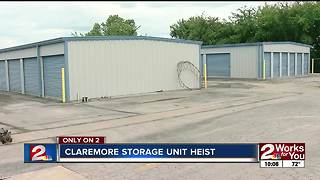 Claremore storage unit heist