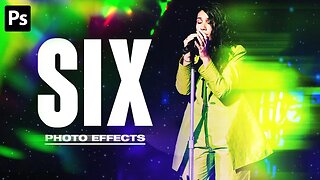 How to Edit Concert Photos - 6 Photo Effects! (Photoshop CC Tutorial)