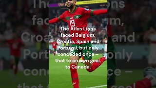 History for the Atlas Lions Morocco vs Portugal FIFA World Cup Qatar 2022 Maroc v France Semi Final