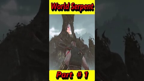 World Serpent in God Of war 😮😮 Part 1 #shorts #godofwar #worldserpent