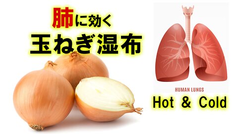 Onion poultice for lungs, Hot & Cold 肺に効く玉ねぎ湿布、Hot＆Cold