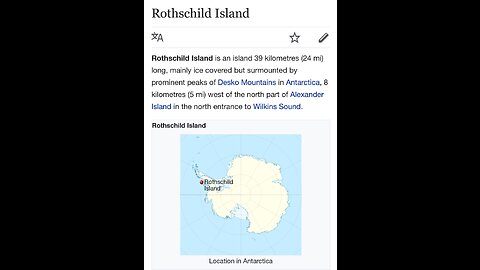 ROTHSCHILDS ISLAND IN ANTARCTICA