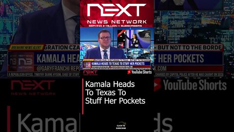 Kamala Heads To Texas To Stuff Her Pockets #shorts