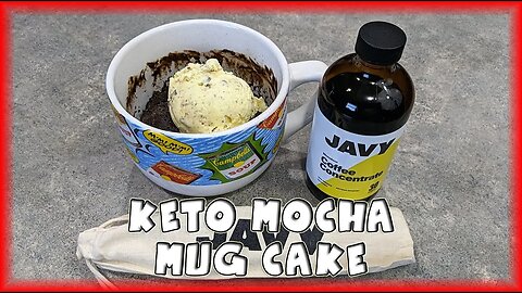 Keto Mocha Mug Cake | JAVY Coffee Concentrate