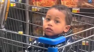 Small Boy Seen Shivering In A Shopping Cart Wearing Only A Diaper…Mother Refused To Give Him Clothes