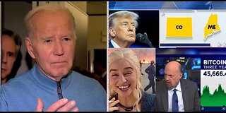 Democrats Concern Over Trump Not On Ballot, Hispanic/Black Voters Turn On Biden, Jim Cramer Bitcoin