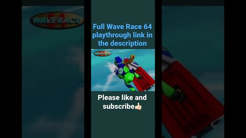 Wave Race 64 Opening