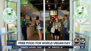 Free food for World Vegan Day